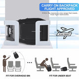 BANGE Slim Anti-Theft Laptop Backpack – Lightweight Business Travel Backpack with TSA Lock, Fits 15.6” Notebooks (Black)