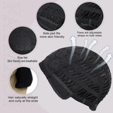 Short Black Bob Wig with Bangs for Men – Natural Matte Fiber Heat-Resistant Costume Hair 💇‍♂️🖤