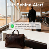 Apple Find My Compatible Bluetooth Tracker Tags 4 Pack with Loud Sound Alert, Water-Resistant Design & Replaceable Battery – Black