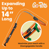 GoPets Professional Deshedding Blade Rake with Adjustable Stainless Steel Comb, Undercoat Grooming Tool for Dogs and Cats