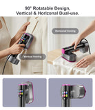 Digital Touch 2-in-1 Handheld Garment Steamer Iron 1200W with Rotating Head and Multi Fabric Modes