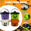 4-Pack Mini Halloween Candy Buckets – Pumpkin, Ghost, Witch & Monster Design Trick-or-Treat Set