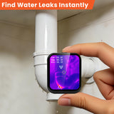 Mini Pocket Thermal Camera with Touchscreen – 80x60 IR Sensor, Real-Time Heat Detection (Black)