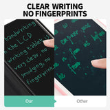 6.5” LCD Writing Tablet with Leather Case – Compact Reusable Digital Notepad (Black)