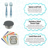 Black Gamepad Bento Lunch Set with 12 oz Food Jar