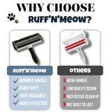 Reusable Pet Hair Remover Roller for Furniture, Carpets, and Car Seats with Built-In Fur Collection Chamber – Portable Fur Cleaning Tool