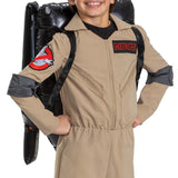 Kids Ghostbusters Spengler Costume – Official Movie Jumpsuit with Logo & Inflatable Proton Pack (Model 164259M-V2)