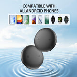 Android GPS Pet Tracker Tag Waterproof Smart Collar Locator with Find My Device Real-Time Tracking