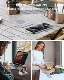RORRY 3-in-1 Magnetic Power Bank 10000mAh – Foldable MagSafe Charger for iPhone, Apple Watch & AirPods