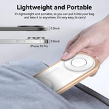 3-in-1 Foldable MagSafe Wireless Charger Stand for iPhone, Apple Watch & AirPods (Golden)