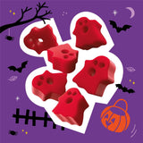 Halloween Cherry Ghosts Licorice Candy – Individually Wrapped Red Cherry Chewy Treats for Trick-or-Treat & Party Bags