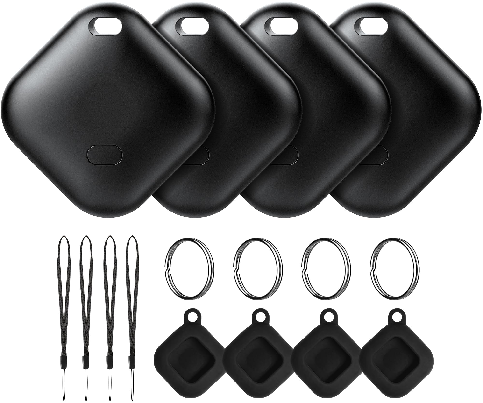 Android Find Hub Bluetooth Tracker Tag, Smart Item Locator with Global Tracking, IP67 Waterproof and Replaceable Battery