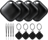Android Find Hub Bluetooth Tracker Tag, Smart Item Locator with Global Tracking, IP67 Waterproof and Replaceable Battery