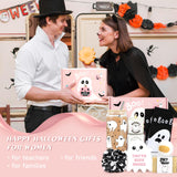 Pink Halloween Gift Box for Women – 7-Piece “Spooky Season” Gift Set with Ghost Cup, Candle, Socks, Bath Bomb & Greeting Card