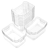 Transparent Acrylic Storage Bins with Handles – Stackable Pantry & Home Organizer