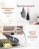 Heat-Resistant Silicone Cooking Spoon Set with Wooden Handle – Non-Toxic & Non-Stick Safe