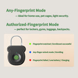 Ultra-Fast Fingerprint Cable Padlock, USB Rechargeable Biometric Security Lock for Gym Locker, Luggage & Outdoor Gear