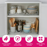 Holdn’ Storage Narrow Pull-Out Cabinet Organizer – Heavy-Duty Slide-Out Drawer for Slim Cabinets