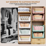 Stackable Closet Storage Baskets (5-Pack) – Foldable Space-Saving Organizer Bins for Wardrobe, Bathroom & Laundry