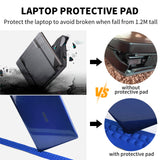 DUSLANG 17″ Laptop Backpack with USB Charging Port – Water-Resistant Travel & College Backpack for Men & Women (Black)