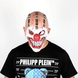 Cyclopia Killer Clown Mask – Horror Latex Sweet Tooth Mask with Black Nose & Sharp Teeth for Halloween Cosplay