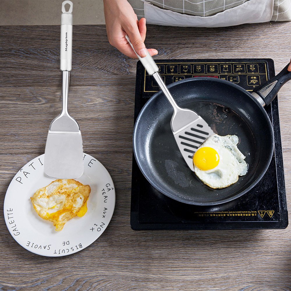 Stainless Steel Kitchen Utensil Set with 12 Cooking Tools & Storage Gift Box