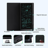 6.5” Mini LCD Writing Tablet with PU Case – Fine Line Digital Notepad