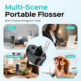 Mini Portable Water Flosser – Cordless Dental Oral Irrigator with 4 Modes, Travel Case & USB-C Rechargeable Design