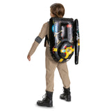Kids Ghostbusters Spengler Costume – Official Movie Jumpsuit with Logo & Inflatable Proton Pack (Model 164259M-V2)