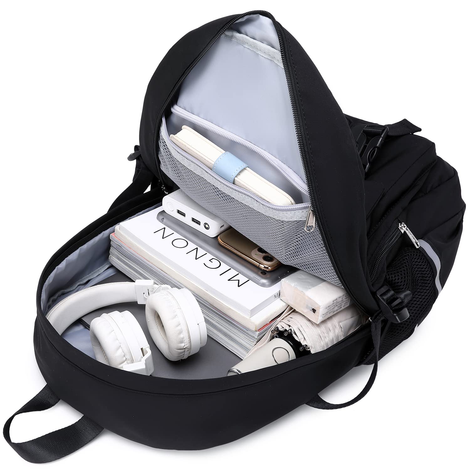 ABSHOO Large Laptop Backpack for College & High School – Water-Resistant Student Bookbag