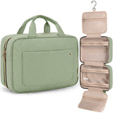 Premium Hanging Toiletry Bag with 360° Hook & Clear Travel Compartments