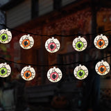 Halloween Eyeball String Lights – Multicolored Lantern Design (Indoor & Outdoor, Waterproof)