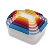 Nesting Food Storage Containers with Lockable Lids – 10-Piece Airtight BPA-Free Set (Multi-Color)