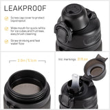 Collapsible Silicone Water Bottle – Foldable BPA-Free Travel Water Bottle for Hiking, Gym, Camping & Travel