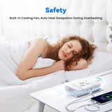 800W Pure Sine Wave Voltage Converter & Universal Travel Adapter – Multi Device International Power Converter White