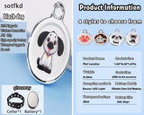 Smart Pet Tracker Collar Tag for Cats and Dogs Real-Time Locator No Monthly Fee iOS and Android Compatible