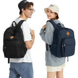 ABSHOO Classic Lightweight Travel Backpack for School & College – Water-Resistant Multi-Pocket Bookbag