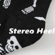 6Pairs Women’s Halloween Socks – Pumpkin, Ghost, Witch, Owl & Skeleton Crew Socks for Festive Comfort