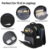 Water-Resistant School & College Laptop Backpack with USB Charging Port, TSA Friendly Design