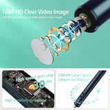 Smart HD Ear Wax Removal Tool with Wireless Camera & LED Illumination – Rechargeable Visual Ear Cleaner for Safe and Precise Ear Care (Blue Edition)
