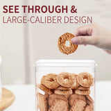 Airtight Food Storage Container Set – Stackable Kitchen & Pantry Containers with Labels (10-Piece)