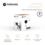 Motorola WiFi Baby Monitor Camera with 1080p HD Video, Two-Way Talk & Nursery App – Smart Baby Camera with Wall Mount