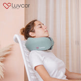 Memory Foam Travel Neck Pillow with Eye Mask & Earplugs – Adjustable Support Pillow for Airplane & Travel