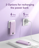 VEGER 10000mAh Power Bank with Built-in Wall Plug & Charging Cables – Slim Portable Charger for iPhone, Samsung & USB Devices