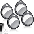 Air Tracker Tag 4 Pack, Apple Find My Compatible Bluetooth Item Locator with 100dB Sound Alert and Replaceable Battery