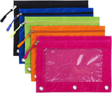 20-Pack Multicolor 3-Ring Binder Pencil Pouches