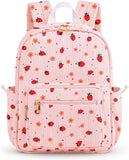 Pink Bow Corduroy Backpack Set with Lunch Bag