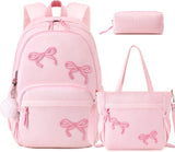 Black Star Corduroy 3-Piece School Backpack Set