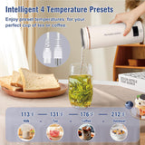 Portable Electric Travel Kettle with LCD Temperature Control – Mini Stainless Steel Water Boiler for Tea, Coffee & Travel
