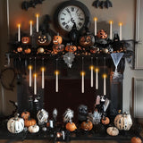 Floating Flameless LED Candle Set – 24 Ivory Hanging Candles with Remote Wand & Full Hanging Kit